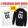SUDADERA KING  (para chico) Personalizar