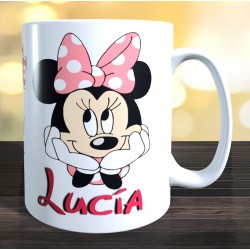 Taza  Minnie Mouse  personalizada con el nombre por 7€