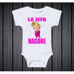 Body Bebé personalizado La Jefa - Bebé Jefazo